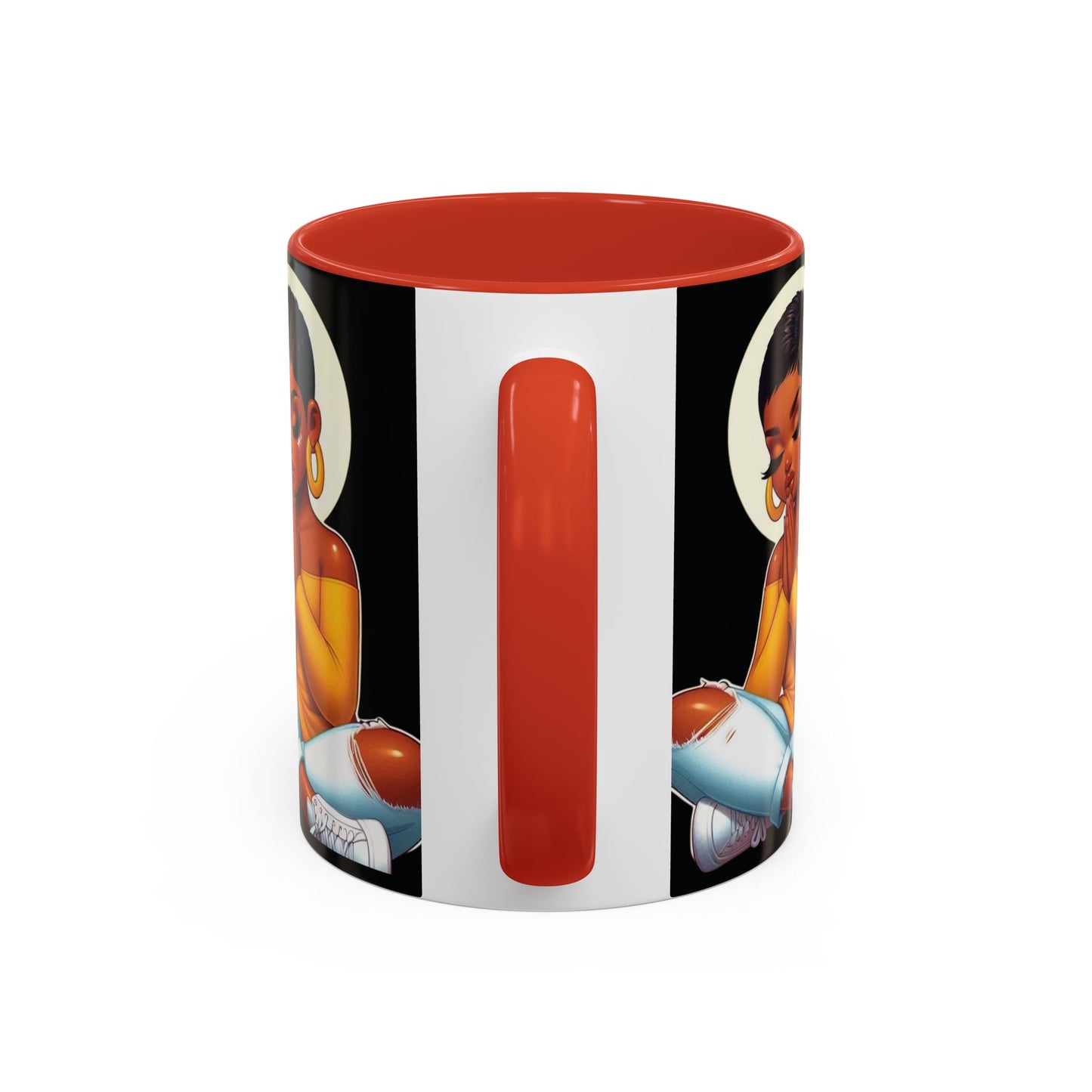 Mug - Woman Meditating a Plan Coffee Mug (11, 15oz)