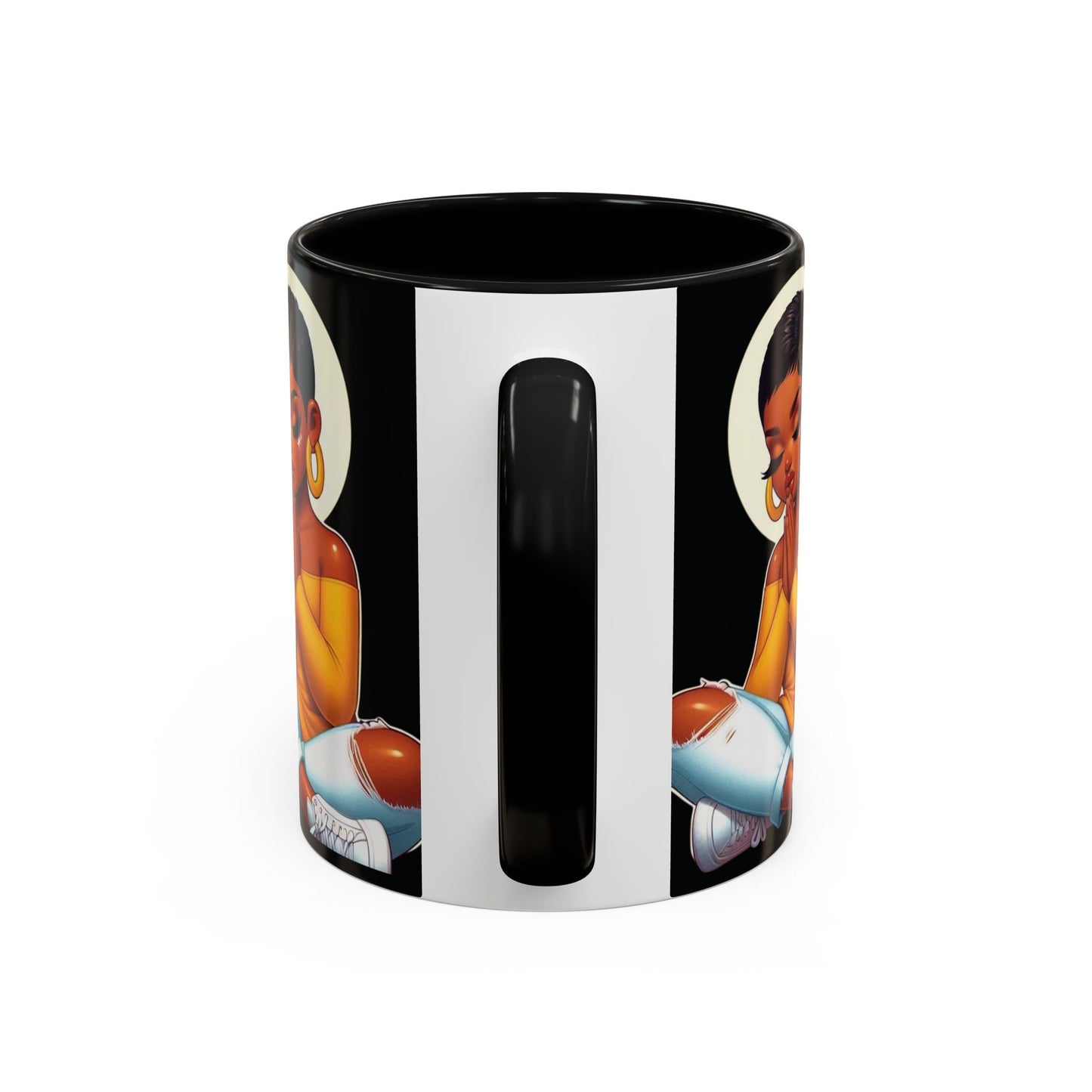 Mug - Woman Meditating a Plan Coffee Mug (11, 15oz)